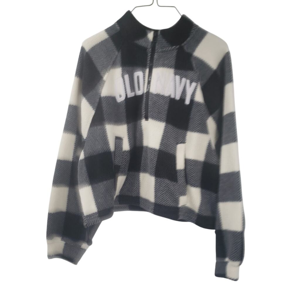 Old Navy Plaid Sweatshirt - Women's Size Medium M